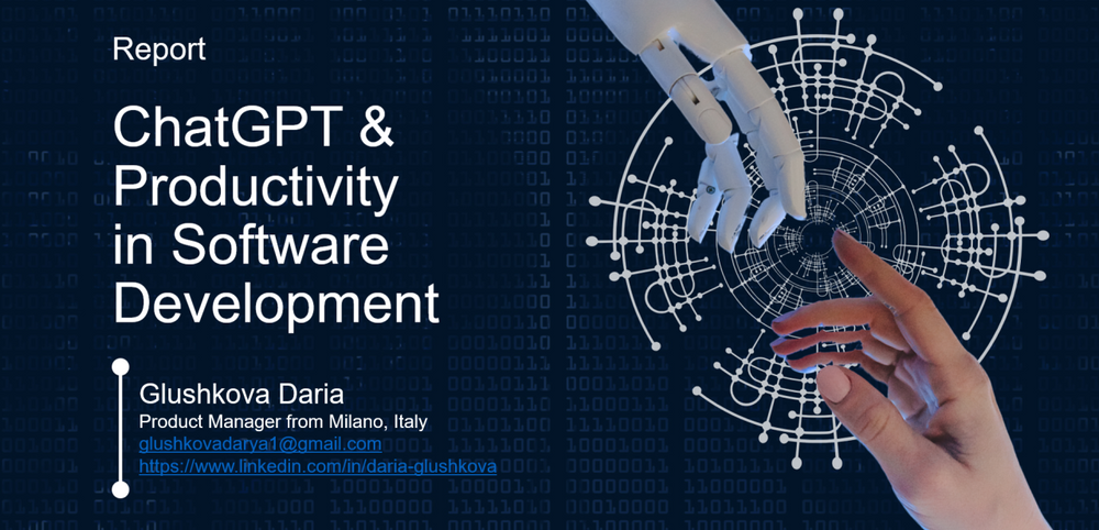 ChatGPT & Productivity in Software Development